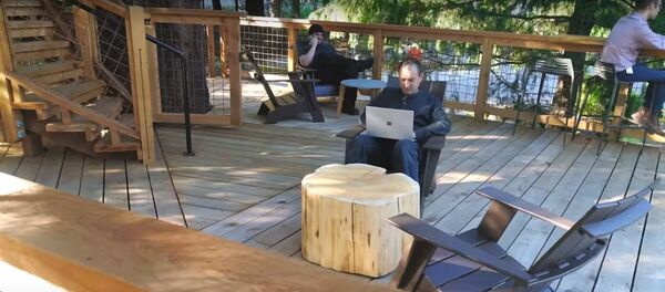 مايكروسوفت تبني مكاتب على الشواطئ وأغصان الشجر (فيديو) - سبوتنيك عربي