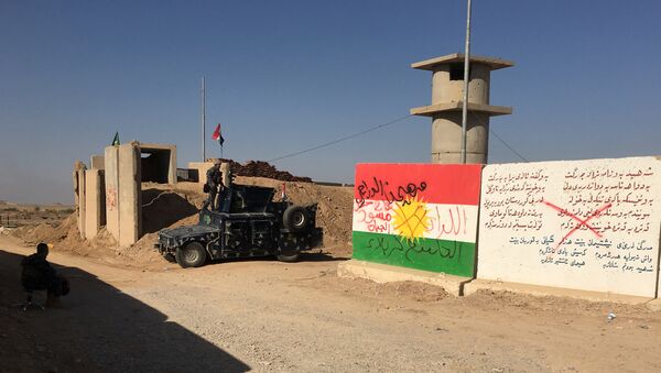 القوات الاتحادية العراقية قرب حقل نفط في كركوك - سبوتنيك عربي