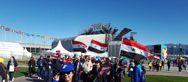 الوفد السوري في المهرجان العالمي للشباب والطلبة في سوتشي 2017 - سبوتنيك عربي