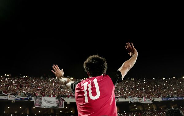 منتخب مصر بعد تأهله إلى كأس العالم منتخب مصر بعد تأهله إلى كأس العالم - سبوتنيك عربي