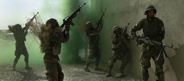 تدريبات عسكرية للجيش الوطني الأفغاني في كابول، أفغانستان 17 أكتوبر/ تشرين الأول 2017 تدريبات عسكرية للجيش الوطني الأفغاني في كابول، أفغانستان 17 أكتوبر/ تشرين الأول 2017 - سبوتنيك عربي