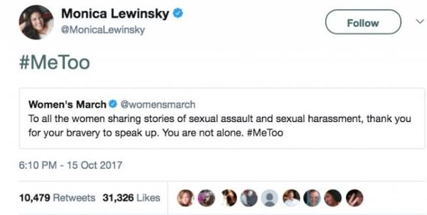 تويتر مونيكا ضد التحرش الجنسي - سبوتنيك عربي