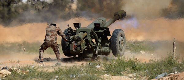 مدفع هاوتزر دي-30 للجيش السوري - سبوتنيك عربي