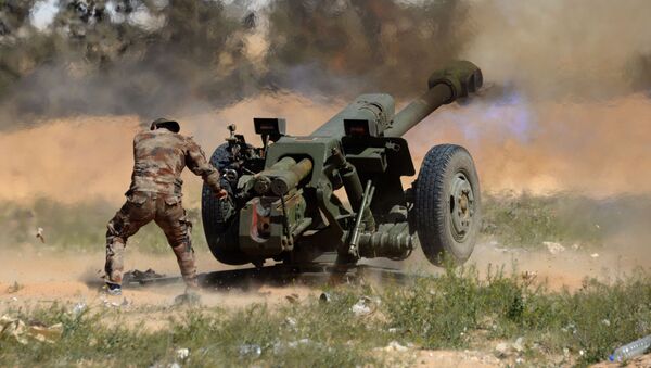 مدفع هاوتزر دي-30 للجيش السوري - سبوتنيك عربي