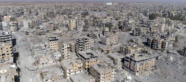 مدينة الرقة بعد تحريرها، سوريا 20 أكتوبر/ تشرين الأول 2017 - سبوتنيك عربي