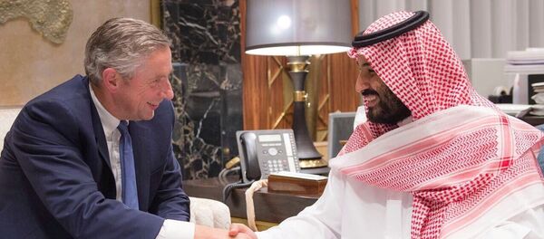 الأمير محمد بن سلمان خلال توقيعه عقد مشروع نيوم - سبوتنيك عربي