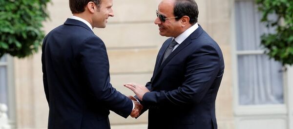 ماكرون والسيسي - سبوتنيك عربي