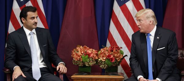 تميم وترامب في نيويورك - سبوتنيك عربي