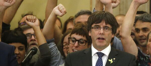 رئيس حكومة كتالونيا المقال كارلس بوغديمونت رئيس حكومة كتالونيا المقال كارلس بوغديمونت - سبوتنيك عربي