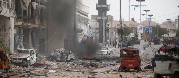 مكان الهجةم الإرهابي على فندق في مقديشو - سبوتنيك عربي