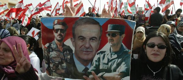 مظاهرة داعمة لسوريا في لبنان - سبوتنيك عربي