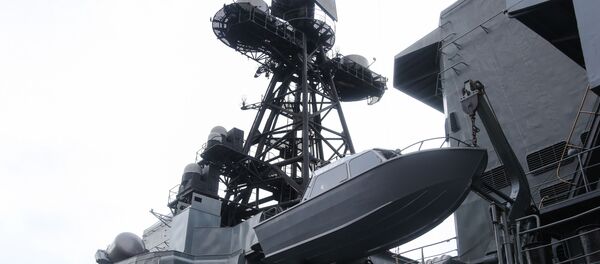 سفينة كبيرة سيفيرومورسك المضادة للغواصات، والتابعة لقوات الأسطول البحر الشمالي الروسية، بحر بارنتس - سبوتنيك عربي