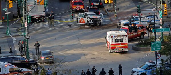 الشرطة في موقع حادث مانهاتن - سبوتنيك عربي