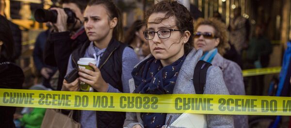 هجوم مانهاتن، نيويورك، الولايات المتحدة الأمريكية 31 أكتوبر/ تشرين الأول 2017 - سبوتنيك عربي