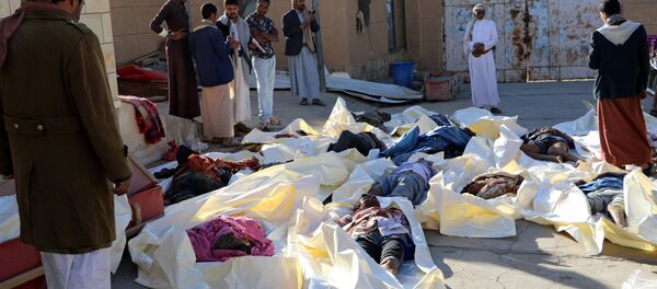 الضربات الجوية لقوات التحالف في صعدة، اليمن 1 نوفمبر/ تشرين الثاني 2017 - سبوتنيك عربي