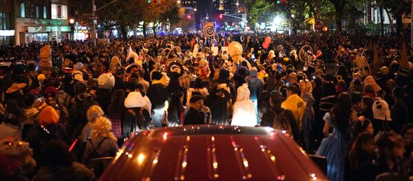 الاحتفال بالـ هالوين في نيويورك، الولايات المتحدة - سبوتنيك عربي