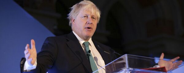  وزير الخارجية البريطانية بوريس جونسون في لندن، إنجلترا 23 أكتوبر/ تشرين الأول 2017 - سبوتنيك عربي