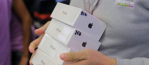 بدء مبيعات هواتف iPhone X في موسكو، روسيا - سبوتنيك عربي