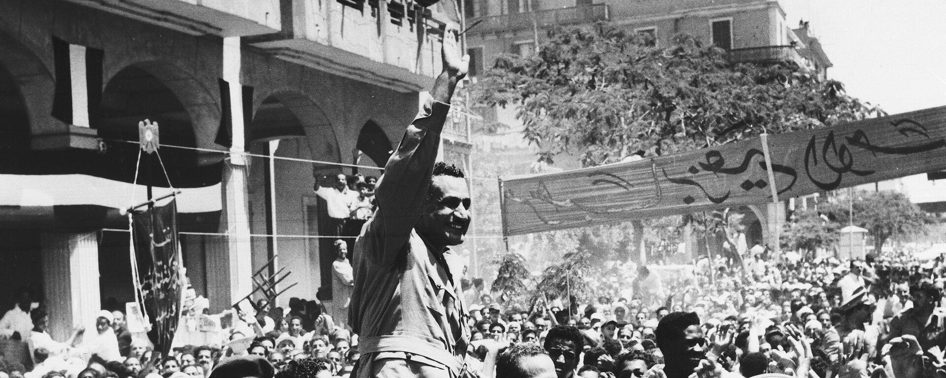 جمال عبد الناصر في مدينة بورسعيد عقب العدوان الثلاثي عام 1956 - سبوتنيك عربي, 1920, 09.09.2021