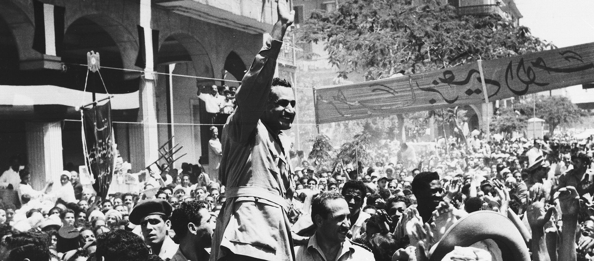 جمال عبد الناصر في مدينة بورسعيد عقب العدوان الثلاثي عام 1956 - سبوتنيك عربي, 1920, 09.09.2021