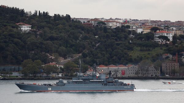 سفينة روسية حربية في البحر الأسود - سبوتنيك عربي