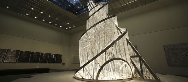 مبنى متحف الفنون لوفر أبو ظبي في أبو ظبي، الإمارات العربية المتحدة 6 نوفمبر/ تشرين الثاني 2017 - سبوتنيك عربي