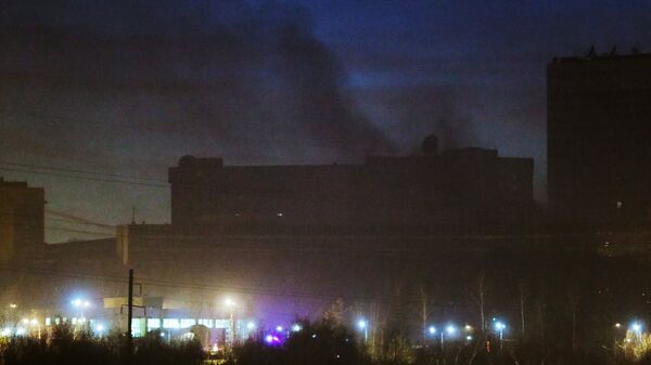 حريق في أحد المواقع التقنية التابعة لجهاز الاستخبارات الخارجية الروسية في موسكو - سبوتنيك عربي