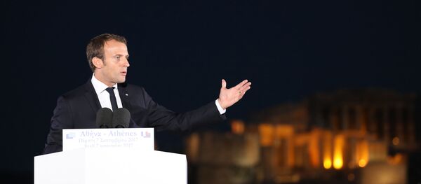 الرئيس الفرنسي ماكرون في اليونان الرئيس الفرنسي ماكرون في اليونان - سبوتنيك عربي