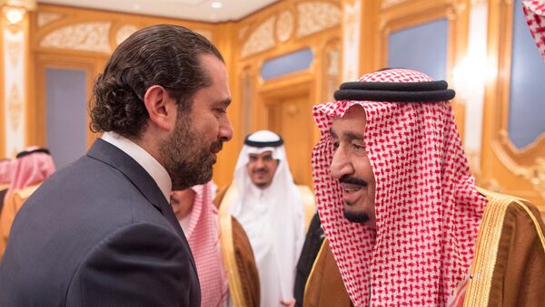 الملك سلمان يستقبل سعد الحريري - سبوتنيك عربي