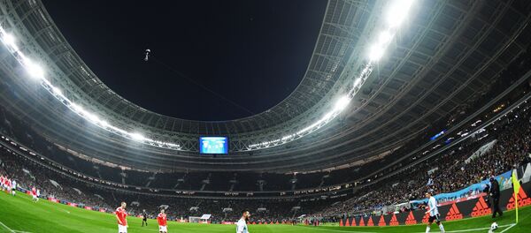 ميسي في ملعب لوجنيكي - سبوتنيك عربي