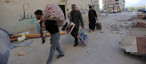 زلزال في كرمانشاه، إيران 12 نوفمبر/ تشرين الثاني 2017 - سبوتنيك عربي