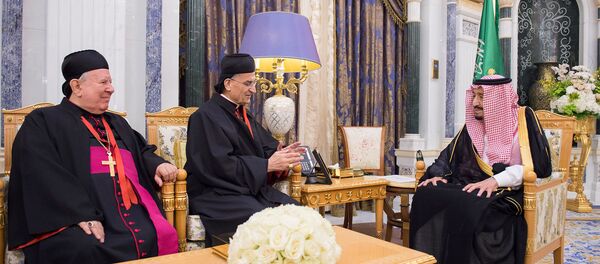 البطريرك بشارة الراعي والملك سلمان - سبوتنيك عربي