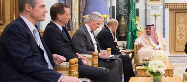 الملك سلمان ووزيرخارجية فرنسا - سبوتنيك عربي