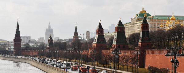 وزارة الخارجية الروسية على خلفية الكرملين في موسكو وزارة الخارجية الروسية على خلفية الكرملين في موسكو - سبوتنيك عربي