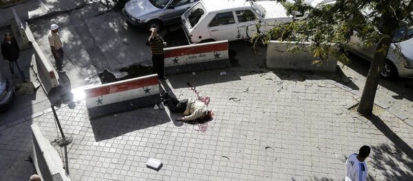 مكان سقوط قذاوف هاون في دمشق - سبوتنيك عربي