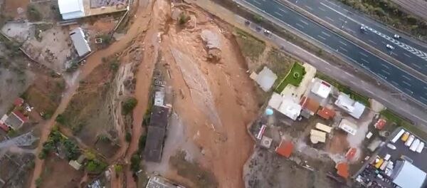 آثار فيضانات اليونان آثار فيضانات اليونان - سبوتنيك عربي