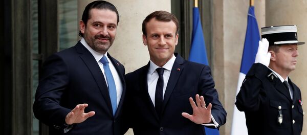 ماكرون والحريري - سبوتنيك عربي