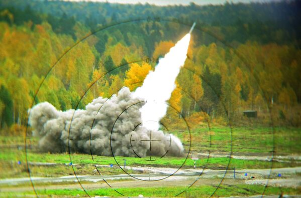 سمرتش نظام إطلاق الصواريخ خلال معرض Russian Expo Arms-2013 في نيجني تاغيل - سبوتنيك عربي