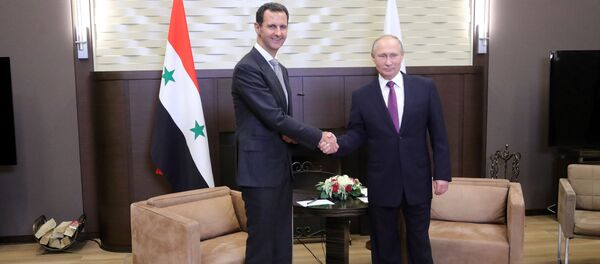 الرئيس الروسي فلاديمير بوتين و الرئيس السوري بشار الأسد - سبوتنيك عربي