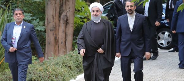 الرئيس الإيراني حسن روحاني في سوتشي، 22 نوفمبر/ تشرين الثاني 2017 - سبوتنيك عربي