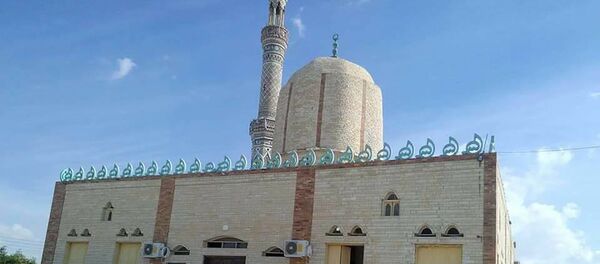 مسجد الروضة في منطقة بئر العبد غرب العريش - سبوتنيك عربي