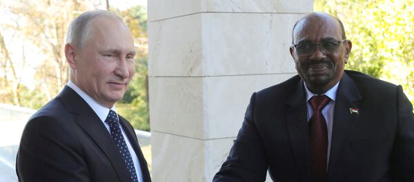 الرئيس السوداني عمر البشير والرئيس الروسي فلاديمير بوتين - سبوتنيك عربي