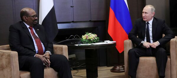 الرئيس السوداني عمر البشير والرئيس الروسي فلاديمير بوتين - سبوتنيك عربي