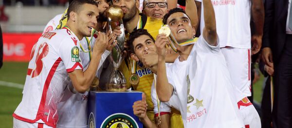 الوداد المغربي بعد فوزه بدوري أبطال أفريقيا - سبوتنيك عربي