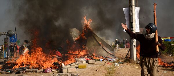 المتظاهرون في باكستان - سبوتنيك عربي