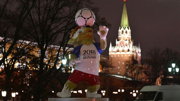 مجسمات فنية ترمز إلى 11 مدينة روسية مستضيفة لبطولة كأس العالم 2018، موسكو - سبوتنيك عربي