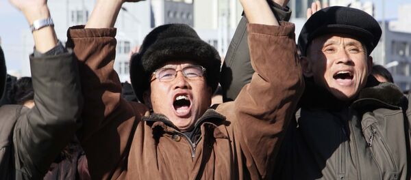 اطلاق صاروخ باليستي - بيونغ يانغ - كوريا الشمالية 29 نوفمبر/ تشرين الثاني 2017 - سبوتنيك عربي