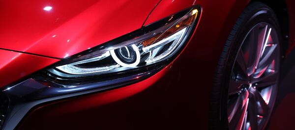 عرض السيارات لا أوتو شو 2017 في لوس أنجلوس - السيارة الجديدة Mazda 6، كاليفورنيا 29 نوفمبر/ تشرين الثاني 2017 - سبوتنيك عربي