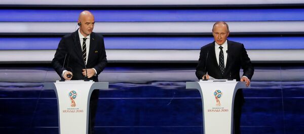 بوتين يفتتح قرعة كأس العالم - سبوتنيك عربي