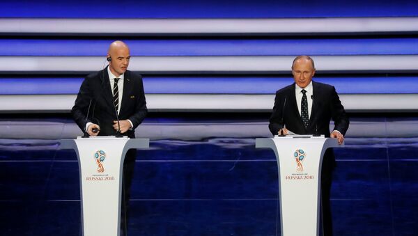 بوتين يفتتح قرعة كأس العالم - سبوتنيك عربي